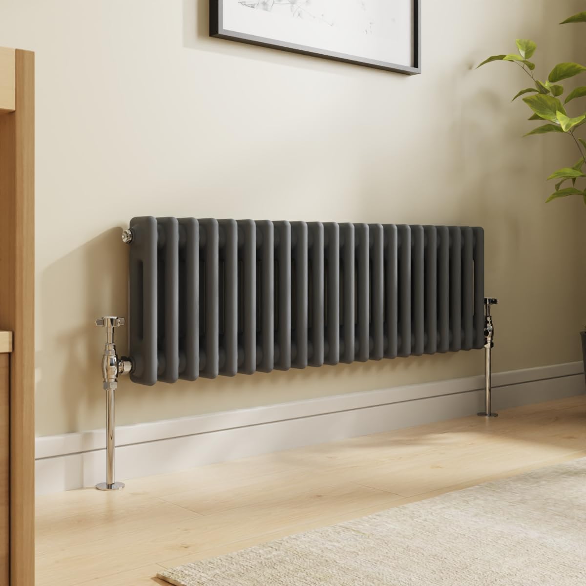 Nrg 300 X 1010Mm Traditional 2 Column Radiators Horizontal Central Heating Cast Iron Rads