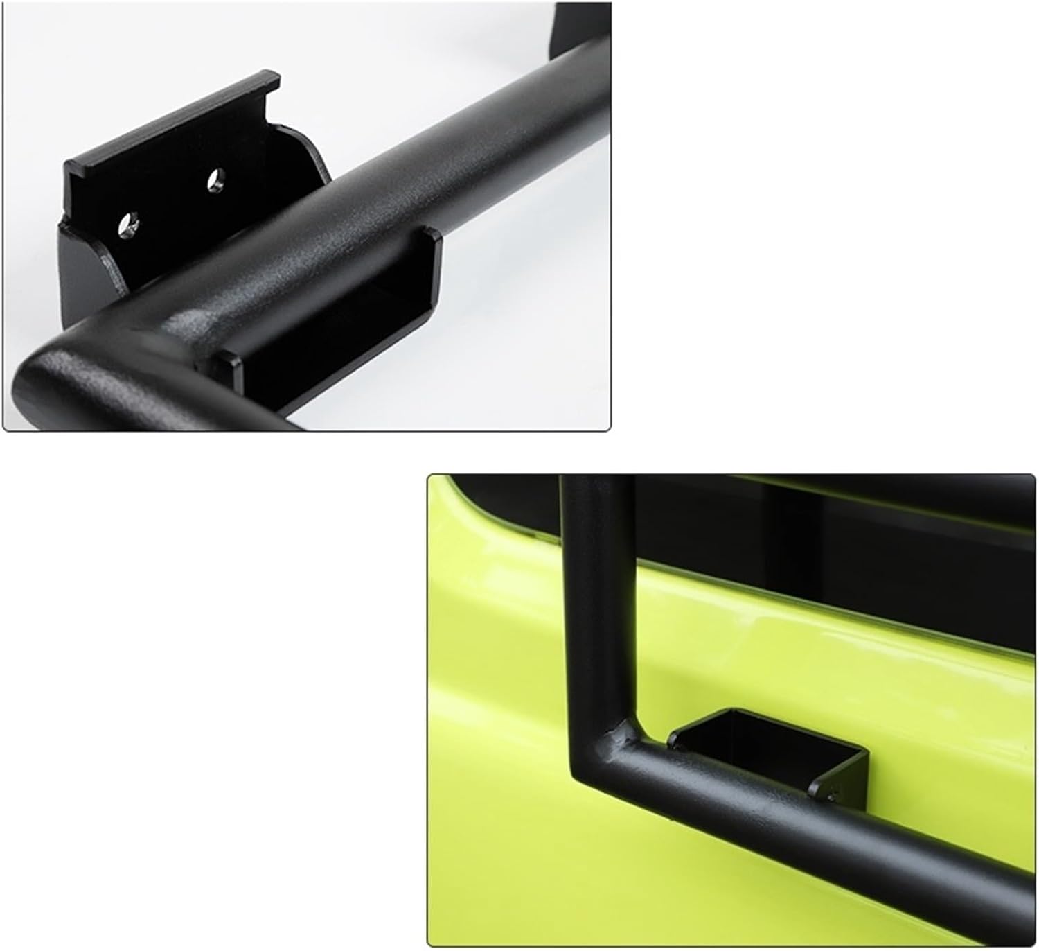 Car Rear Window Extension Climbing Ladder Climbing Protective Frames Compatible with Suzuki Jimny 2019 2020 2021(A Set)