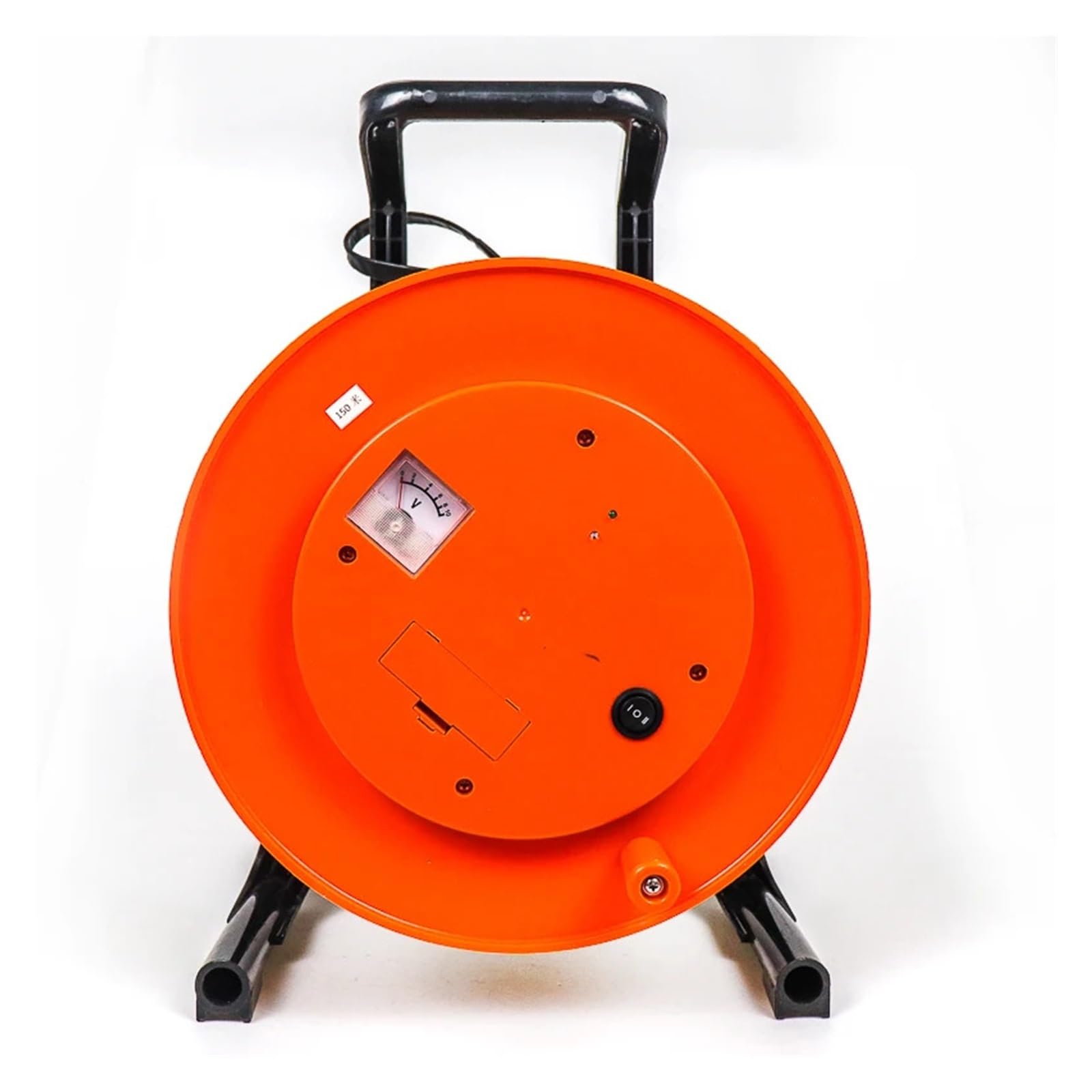 Medidor de nivel de tanque de agua, unidad de detección de agua y carrete de cinta métrica de 30-500 m, sonda de nivel de pozo de agua(150m Plastic cable)