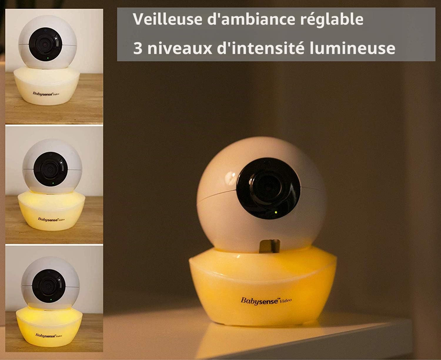 Babysense Caméra Supplémentaire pour Le Moniteur Vidéo V43. Ne Fonctionne Pas avec Les Autres Modèles. Uniquement pour Le Modèle V43