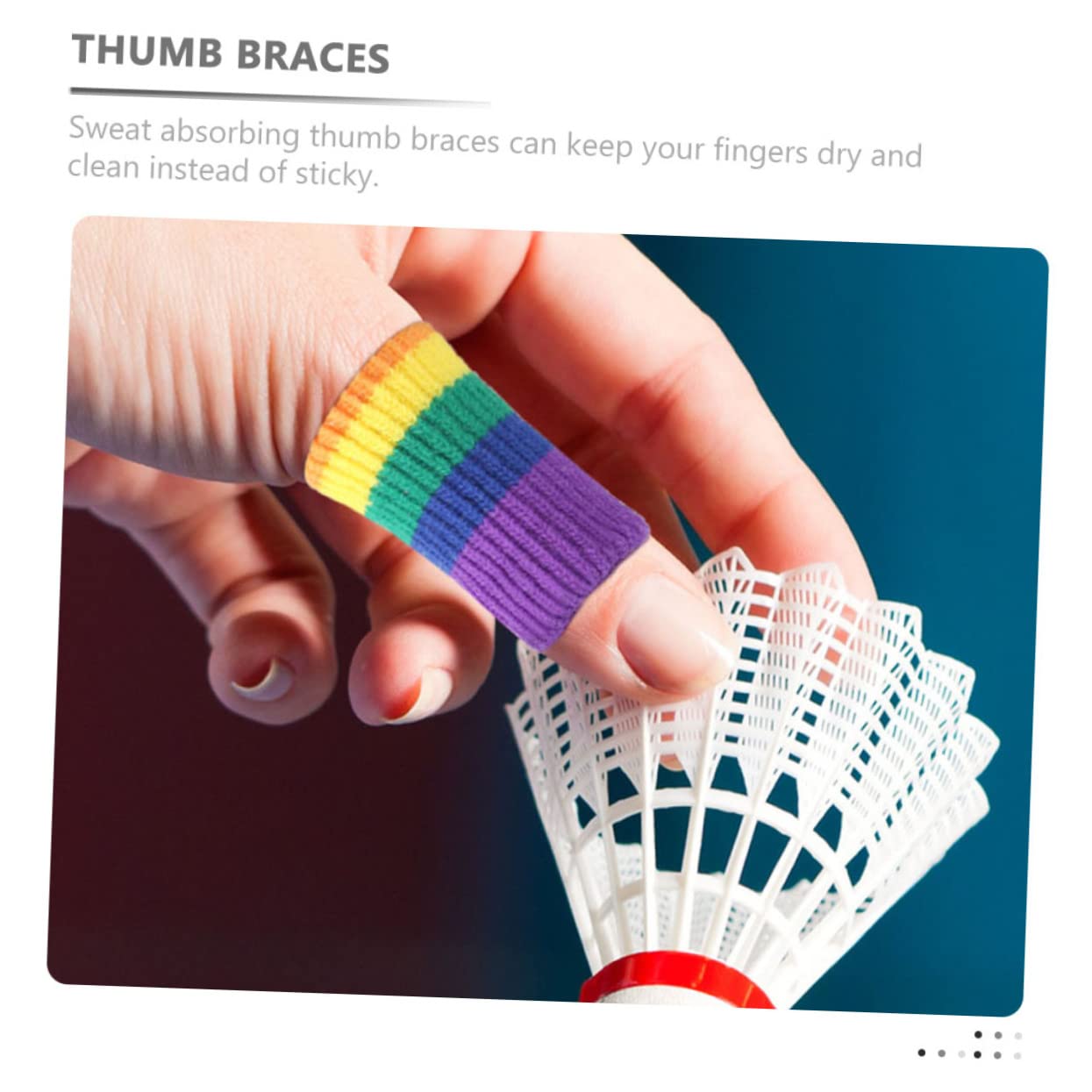 OUNONA 20Pcs Finger Protectors Elastic Sports Finger Sleeves for Basketball Exercise Flexible Breathable Comfortable Finger Rainbow Colors