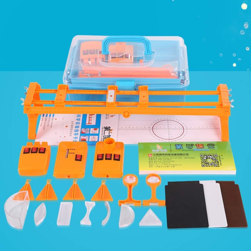 Educational Science Model Physical Laboratory Equipment Optical Bench F Light Source Three-Line Laser Three Primary Color Optical Experiment Box Teaching Aid