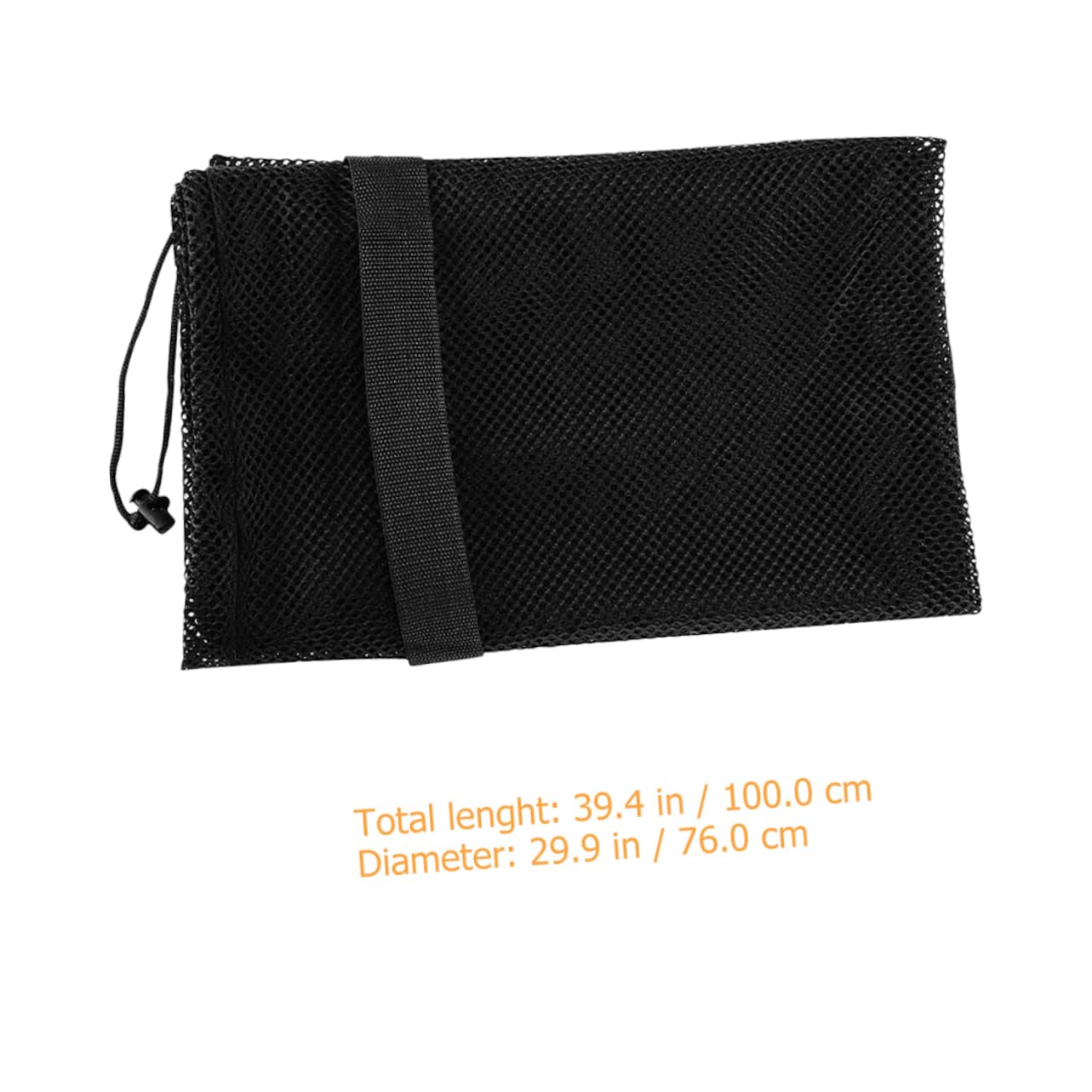 TOYANDONA Borsa sportiva borsa da calcio per palloni Borsa da ginnastica di grandi dimensioni borsa da calcio netto borsa da calcio con coulisse borsa a rete da basket poliestere Nero