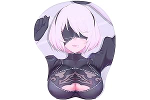 2B Anime Mouse Pad with Wrist Rest