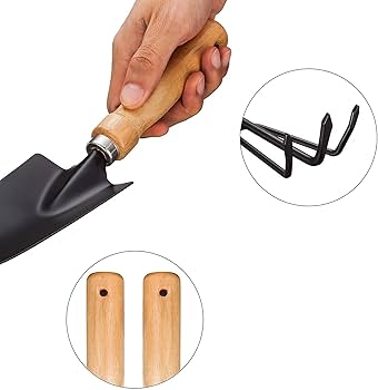 4 Pcs Set Mini Gardening Tools Shovel Spade Succulents In Flowerpot Claw Garden Tools With Handles,Bonsai Tools,Mini Gardening Tools,Gardening Tool Set