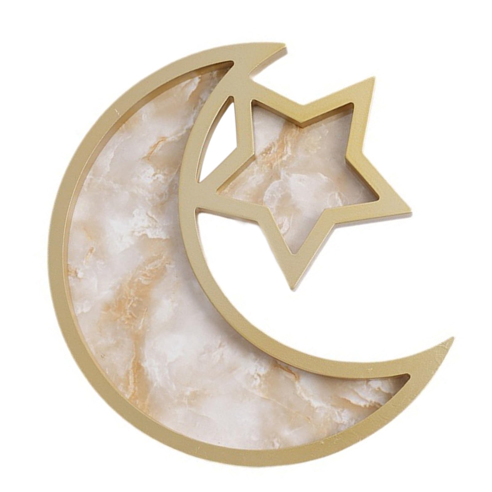 Kalttoy A Eid Serving Tray With Star Nd Shape Decorative Serving Tray Perfect For Eid Nd Festival Table Setting