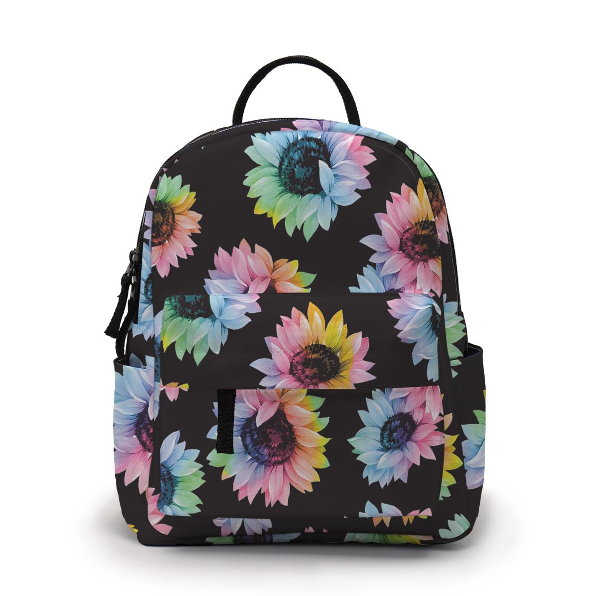 Loomifang Mini Backpack for Women - Cute Small Backpack Purse with Multi Pockets, Water-Resistant 3D Printed Graphic-51