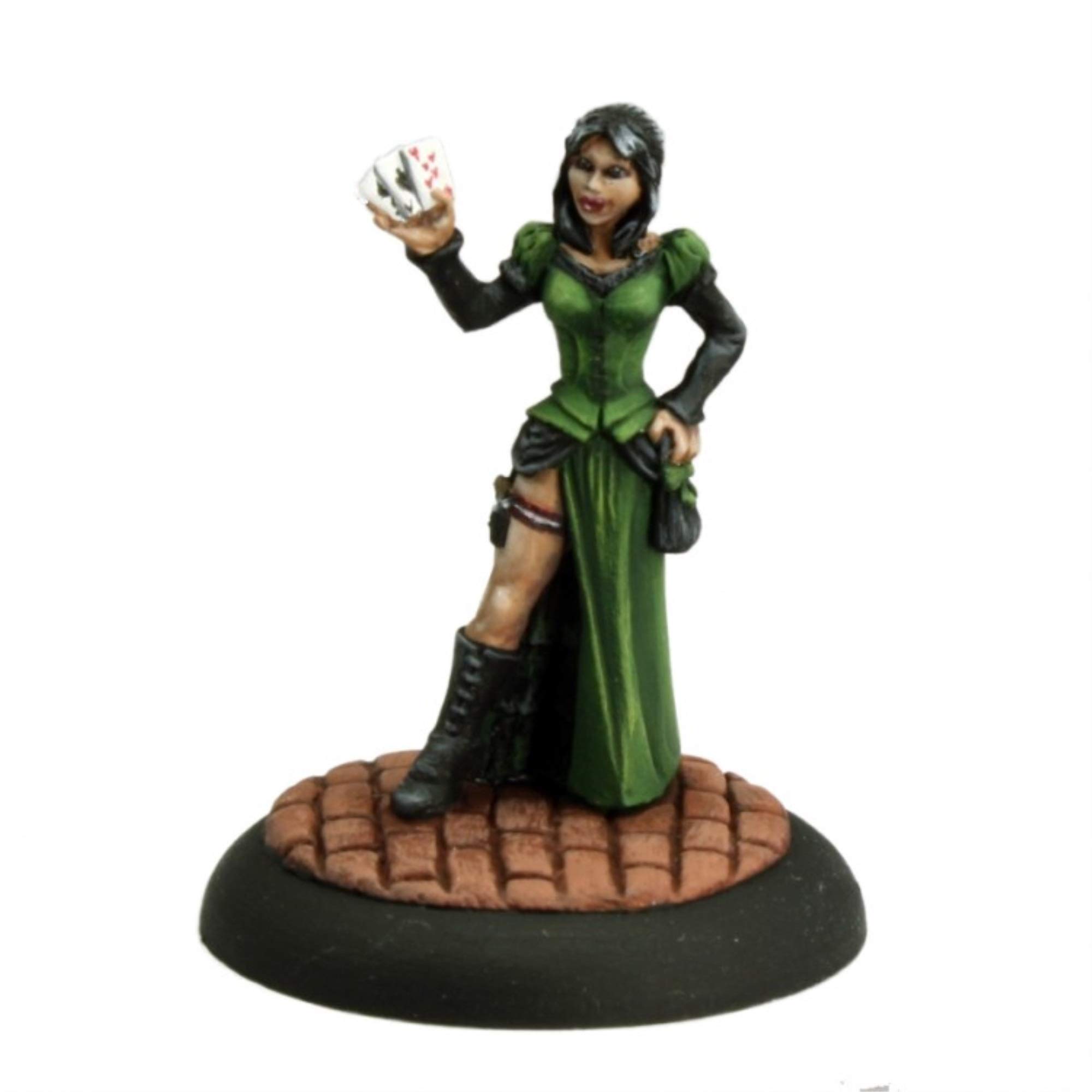 Female Huckster Savage Worlds Miniature by Reaper