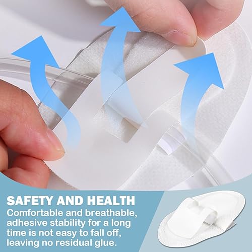 Miniatura 4 de 20 unidades de dispositivo de estabilización de catéter, soportes para tubo de alimentación, parche de diálisis PD, soporte para piernas, soporte