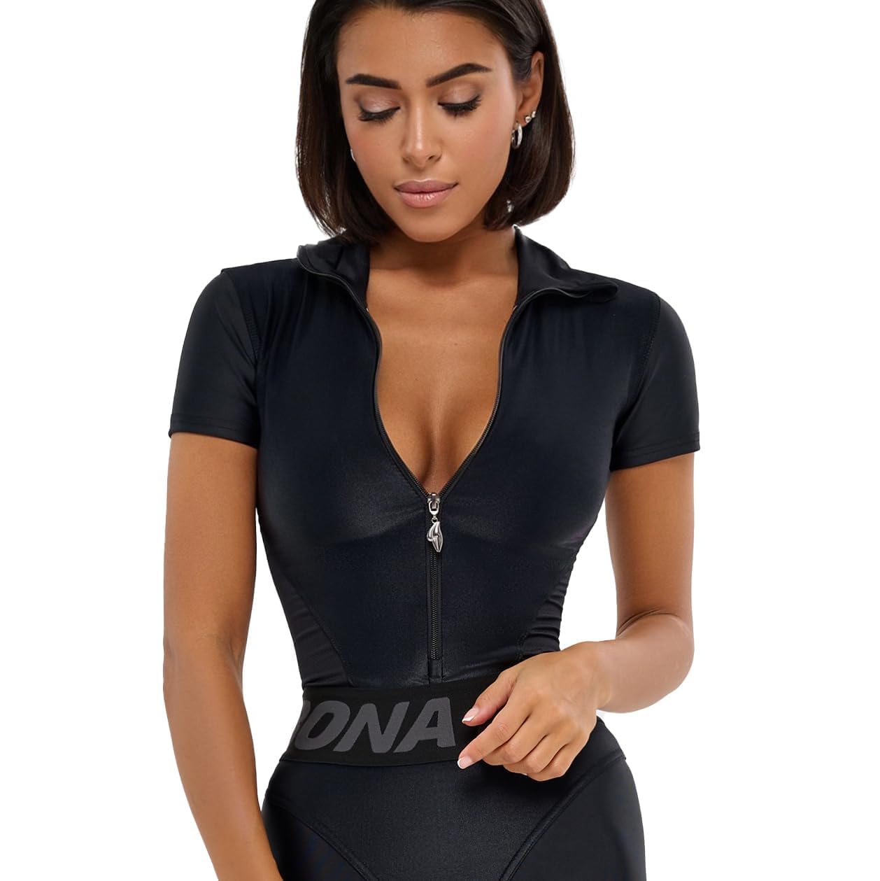 Bona Fide One Piece Workout Jumpsuits for Women - Athletic Romper Jumpsuit with Tummy Control and Butt Lifting for Yoga, Gym