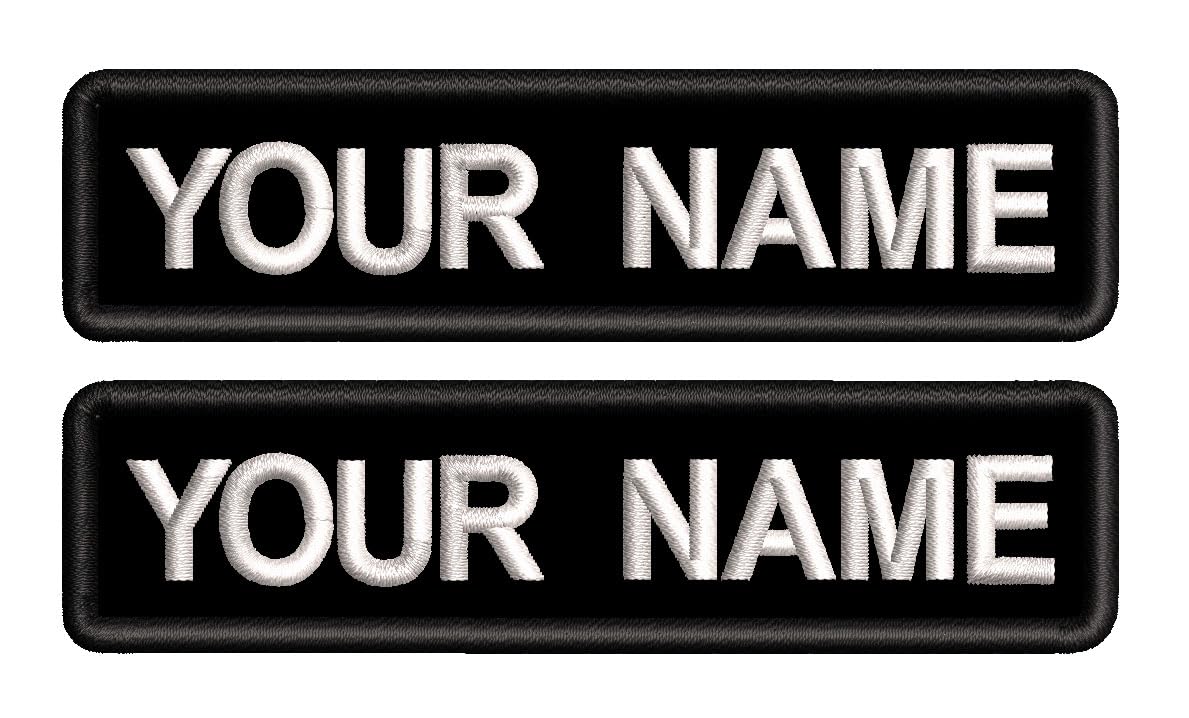 Personalised Name Patch, Vest Biker Rocker Motorcycle Patch, Jacket, Clothes, Bags, Dog Harness, Uniform, Vest Backpacks (2A pcs)