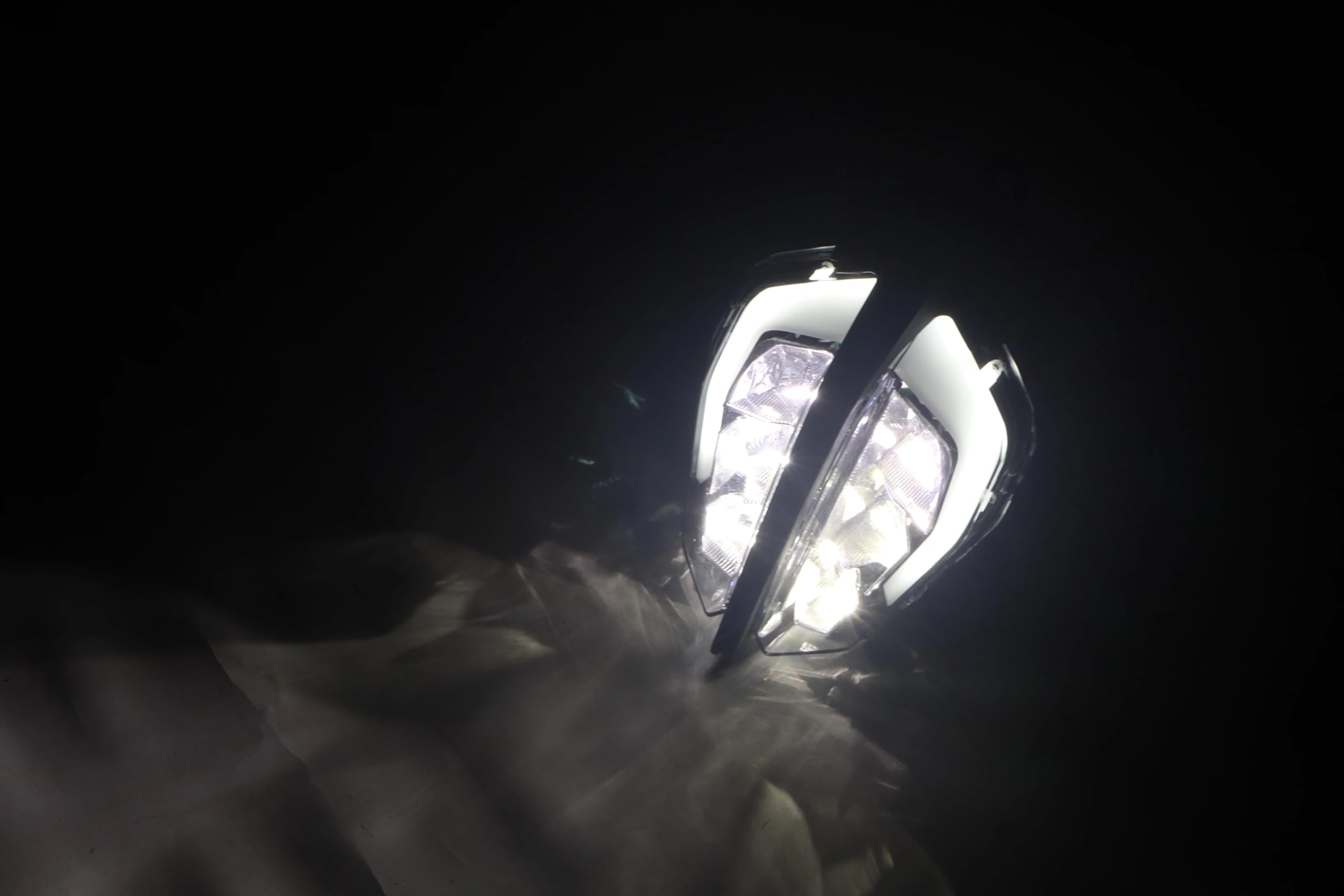 Dirt Bike przednie światła Pasuje do Duke 390/790/890 2018 2019 2020 2021 2022 2023 głowica motocykla duża przednia lampa światła reflektor motocyklowy Dziennej Dla