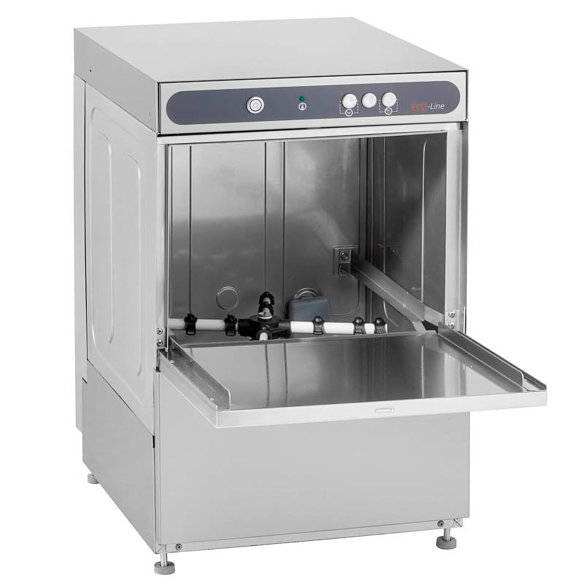 GastroHero ECOLINE-GSM40SL Gläserspülmaschine I Spülmaschine mit Laugenpumpe, Reiniger- und Klarspüldosierer I Korbmaß 40 cm I Geschirrspüler Gastronomie