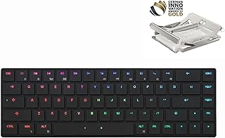 BAROCCOMiSTEL AIRONE (英語配列/タクタイル) 13.1mm 極薄デザイン 有線 USB 65%レイアウト 68キ― ABS レーザー刻印+UVコーティング Cherry MX ULP バックライトRGB搭載 マクロ機能搭載 Nキーロールオーバー対応 メディアキー対応 【日本正規代理店製品】 ML-MD68-U-TL/BK