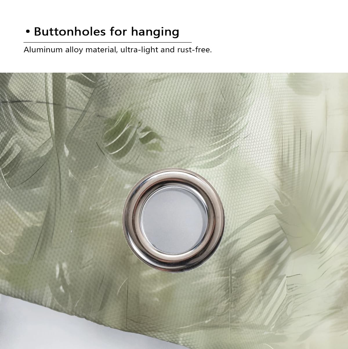 Rideau de Douche Jungle forêt Tropicale Feuilles Palmier 200 x 220 cm