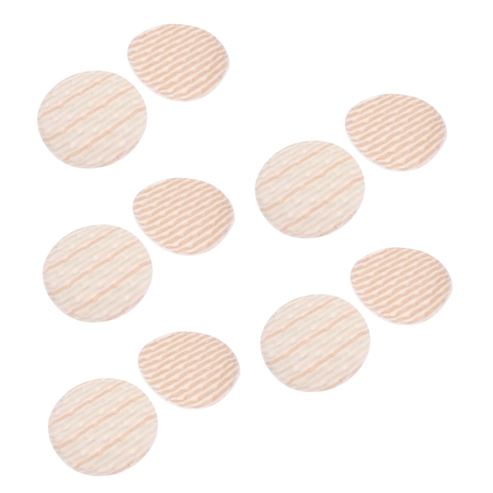 BESTonZON Breastfeeding Mom's Friend: 10pcs Washable Nursing Pads Soft Absorbent Leak-Proof Comfortable Discreet