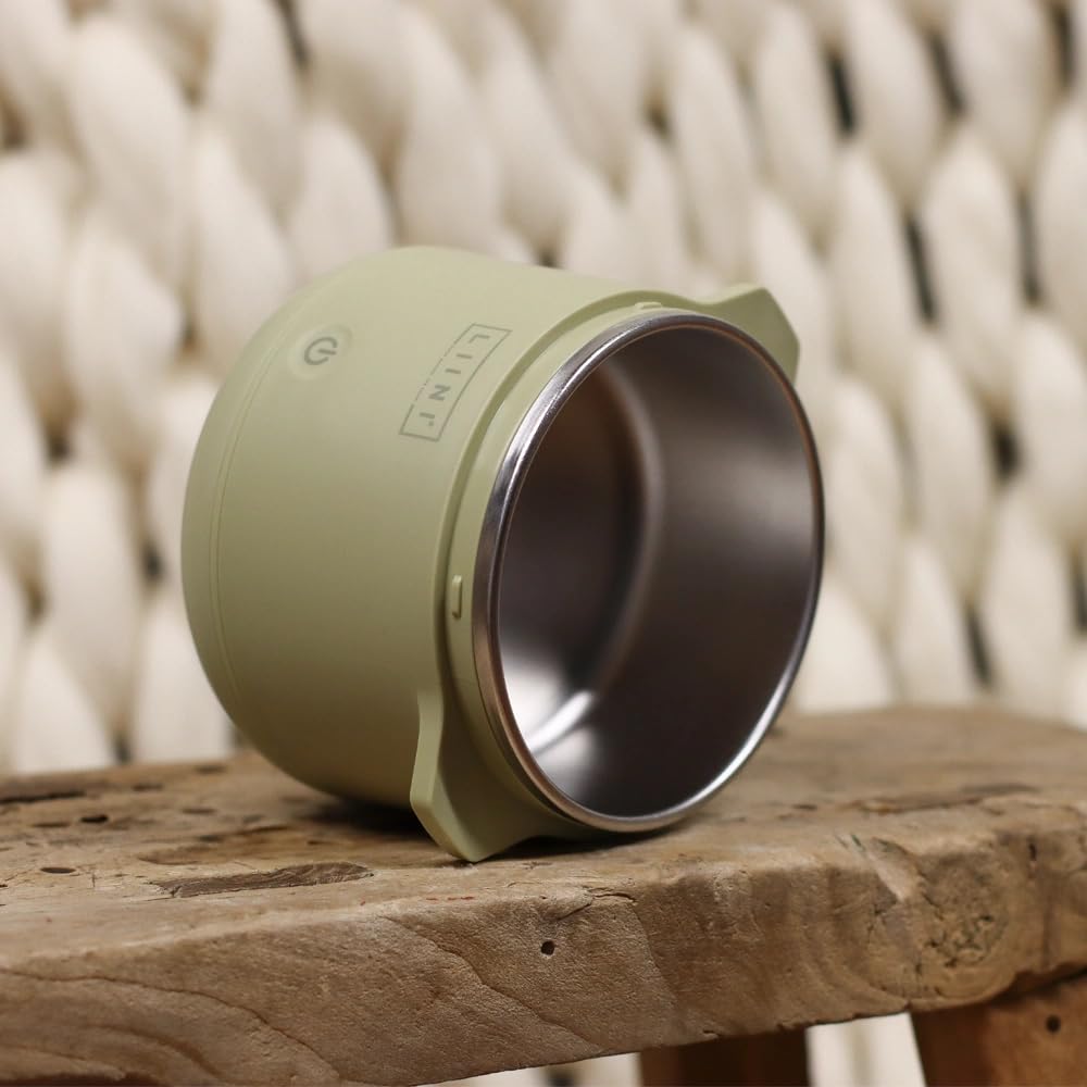 LIINI 1.0 PRO Breiwärmer olive - Akku Babybreiwärmer, 50W, USB-C, BPA-frei