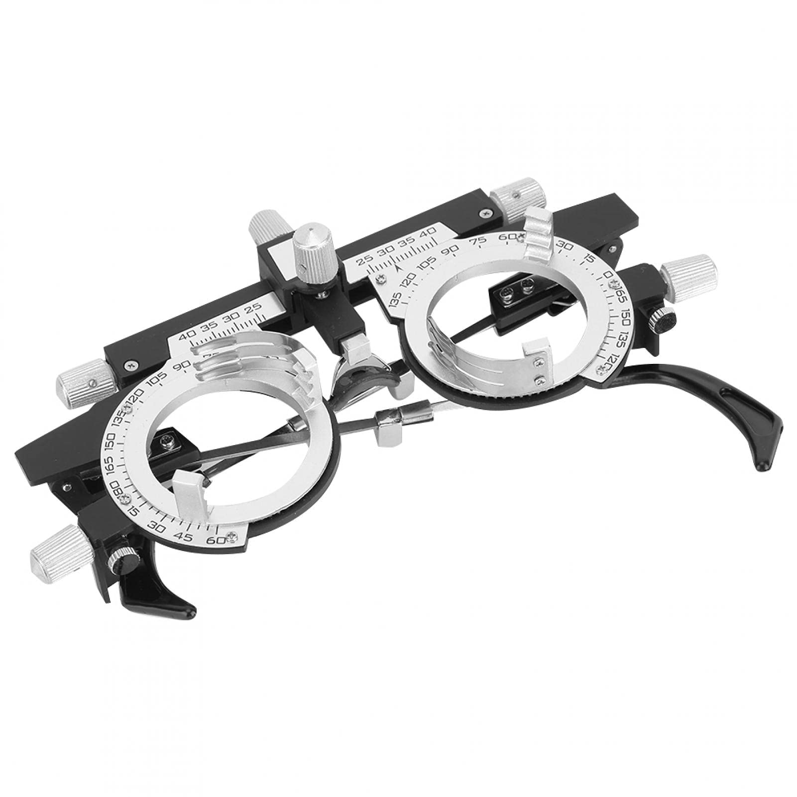 Marco de Lente de Prueba óptica Ajustable, Equipo de Optometría para Gafas, Marco de Optometría Universal PD 48-80 mm, Marco de Ajuste Intercambiable, Marco de Lente de Prueba óptica para Gafas