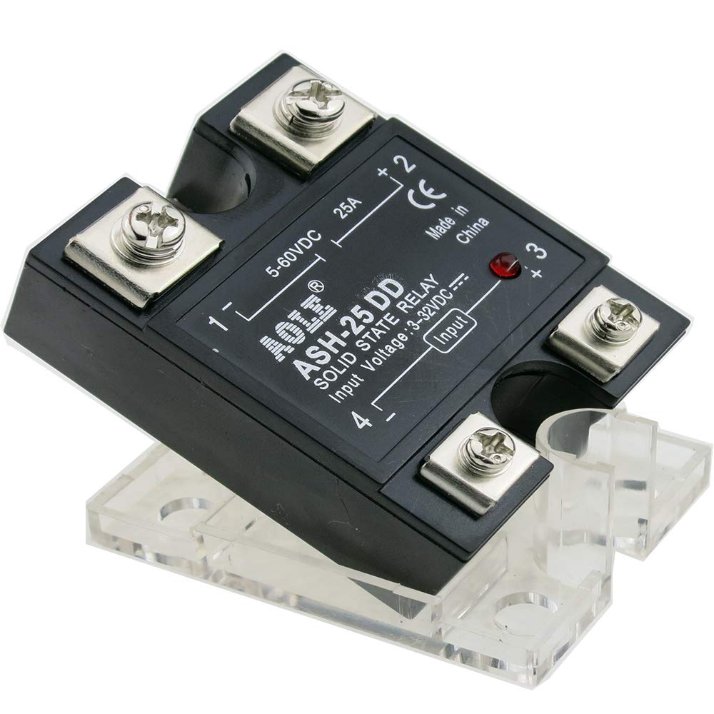 Buy Orgrimmar ASH-25DD Solid State Relay 25A 3-32VDC Input 5-60VDC ...