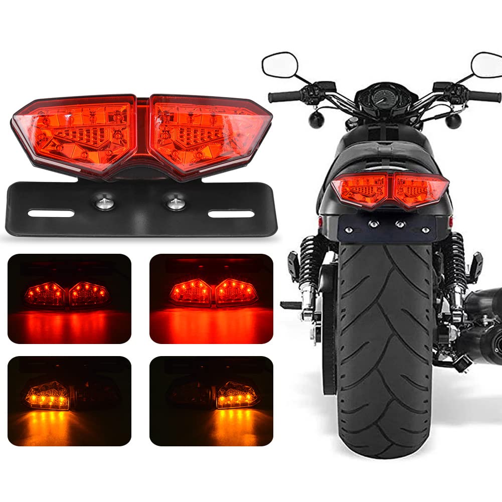 Rampe LED Moto KATUR 20cm - Feux Stop, Clignotants Et Position Pour Harley Et Custom