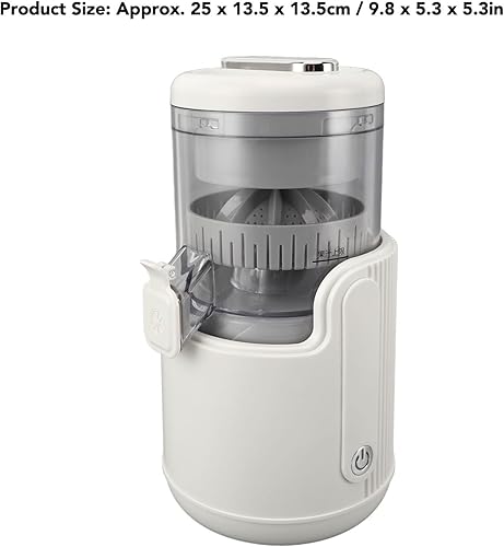 Miniatura 4 de Exprimidor eléctrico, exprimidor recargable por USB con motor de 360, boquilla a prueba de fugas, exprimidor compacto para verduras y frutas