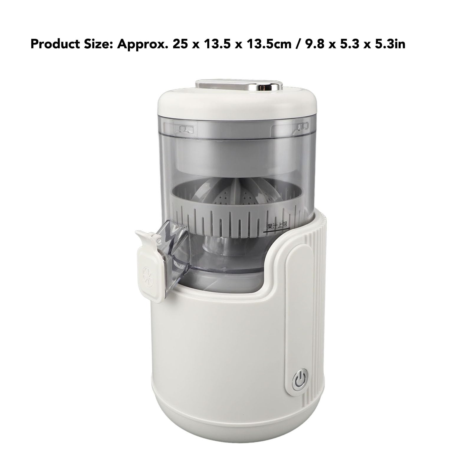 Exprimidor de Cítricos Eléctrico a Prueba de Fugas, Exprimidor de Jugo con Motor de 360 ​​​​grados Recargable por USB, Mini Exprimidor Portátil de 500 Ml para Naranja, Limón,