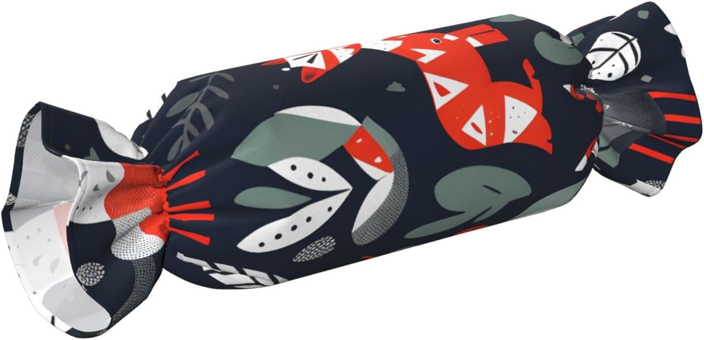 Scandinavian Animals Print Candy Cylindrical Comfortable Pillow Throw Pillows Home Decor Easy Maintenance