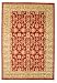 Produktbild RugVista, Ziegler Kaspin, Maschinengefertigt, Teppich, Orientalischer Ziegler Teppich, Kurzflor, 160 x 230 cm, Rechteckig, Oeko-Tex Standard 100, Polypropylene, Flur, Schlafzimmer, Küche, Wohnzimmer, rot