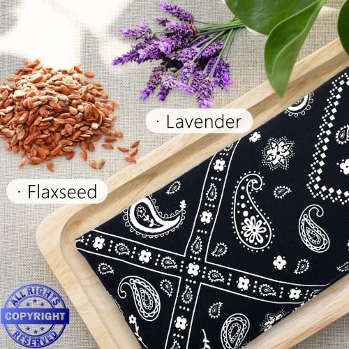 image for Hihealer Lavender Eye Pillow for Relaxation, Yoga, Sleep – Weighted 