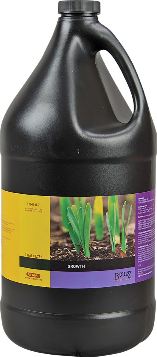 AtamiBZGGAL B'Cuzz Grow Fertilizer, 1 Gallon, Black