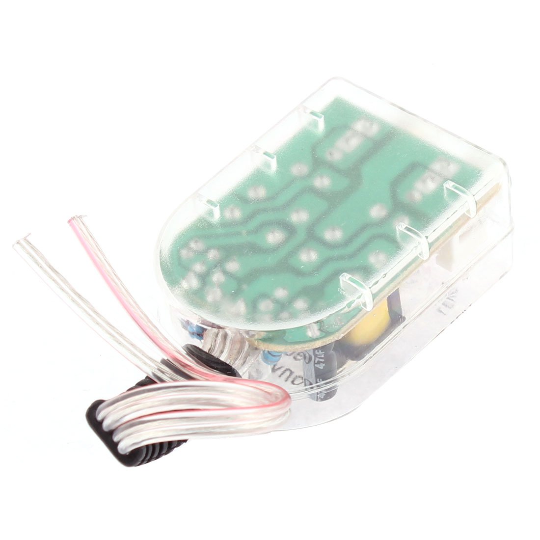 Uxcell Car High To Low Impedance Converter - 2 Pack, RCA Output For Amplifier, 2.6x1.5x1 Inch