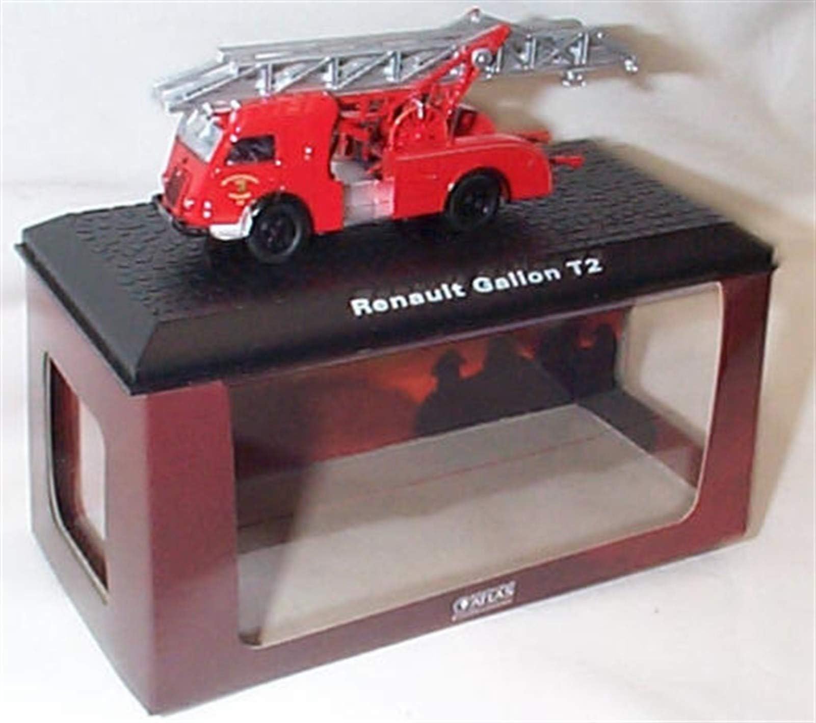atlas editions Fire Truck Collection R’ENAUL’T Galion T2 red fire engine 1:72 scale diecast model