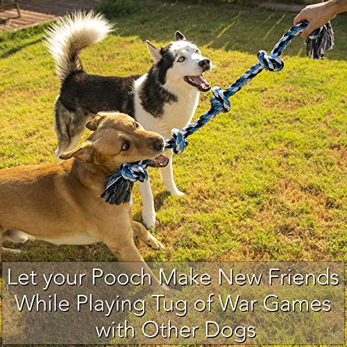 Dog Rope Toys For Aggressive Chewers Tough Rope Chew For Large And Medium Knot Indestructible Cotton Rope For Breed Dog Tug Of War Dog Teeth Cleaning #TOP3