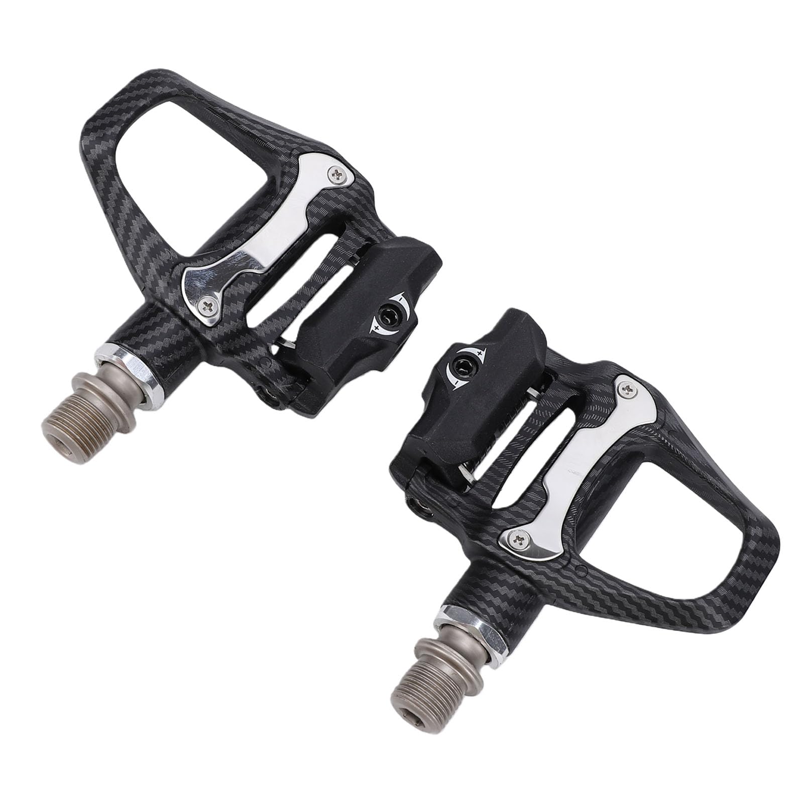 Naroote SL Pedales de Bicicleta de Carretera, Pedales Ligeros de Aluminio sin con Rodamientos Sellados y Flotador de 6 Grados, para Bicicleta de Carretera, de Carreras,