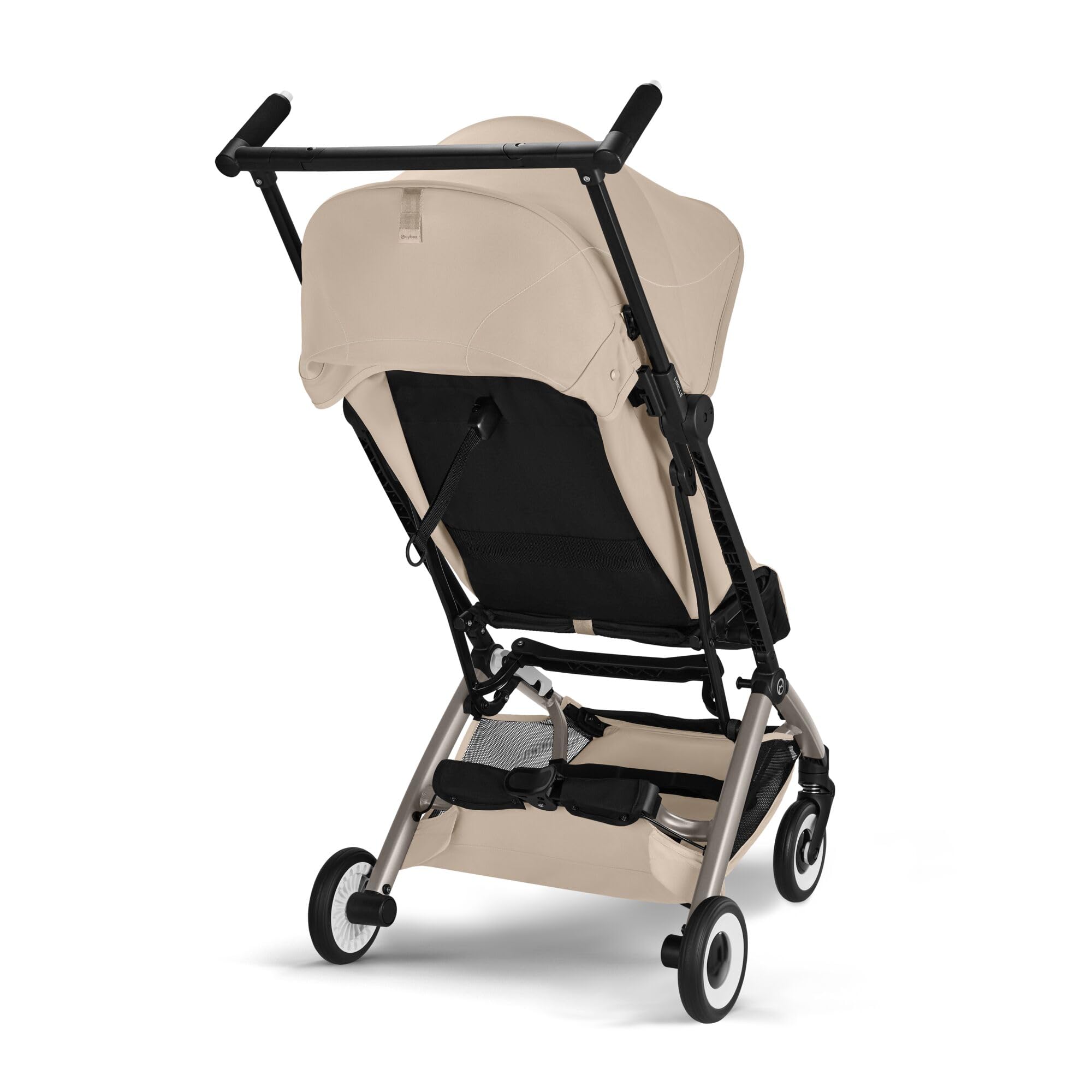 CYBEX Gold LIBELLE Poussette taille compatible bagage cabine, De 6 mois à 4 ans environ (max. 22 kg), Ultralégère (seulement 6 kg), Système de harnais à une main, Almond Beige