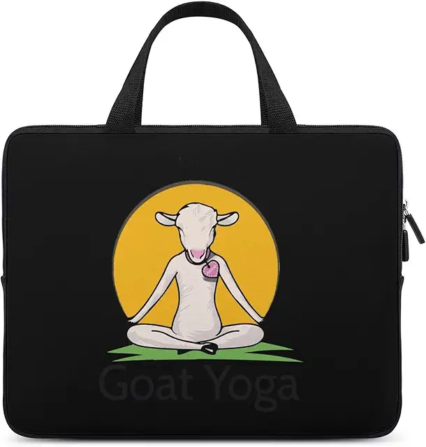 Geit Yoga Laptop Draagtas - Beschermende Computer Handtas voor Vrouwen en Mannen
