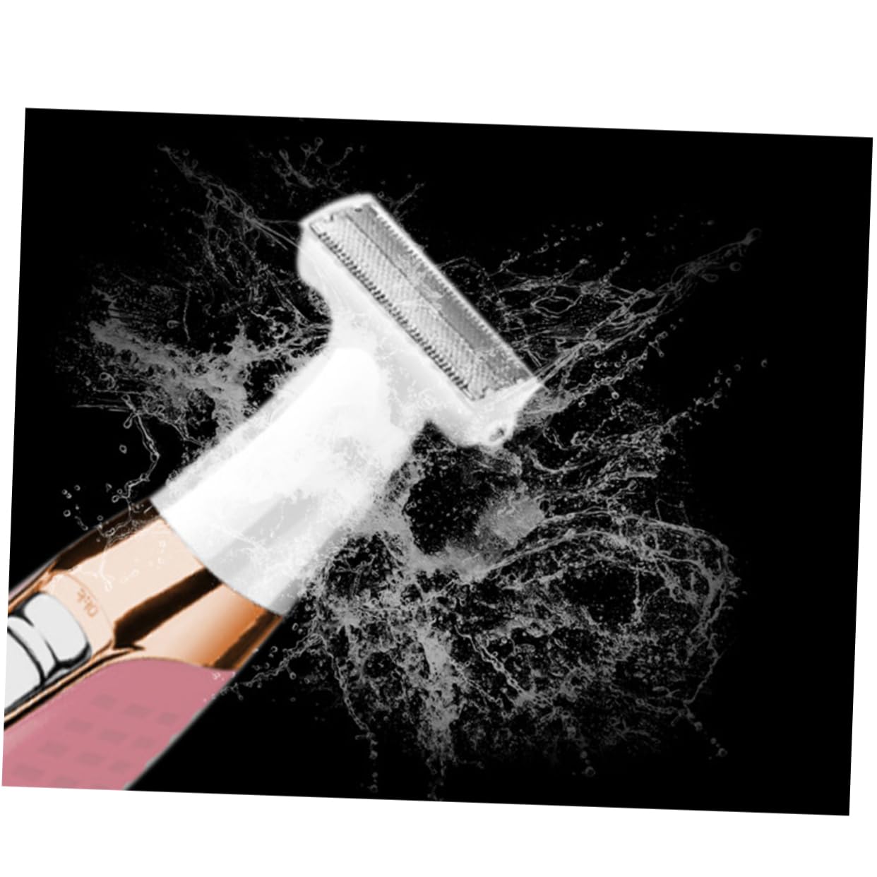 CALLARON Epilatore Facciale Donna Rosa in Abs, Depilatore Donna Elettrico Indolore senza Irritazioni, Portatile per Ascelle e Bikini, Viaggio e Palestra
