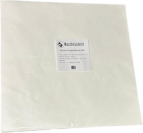 Miniatura 2 de 9x9 pulgadas 35# silicona resistente tratado pergamino 100 cuadrados