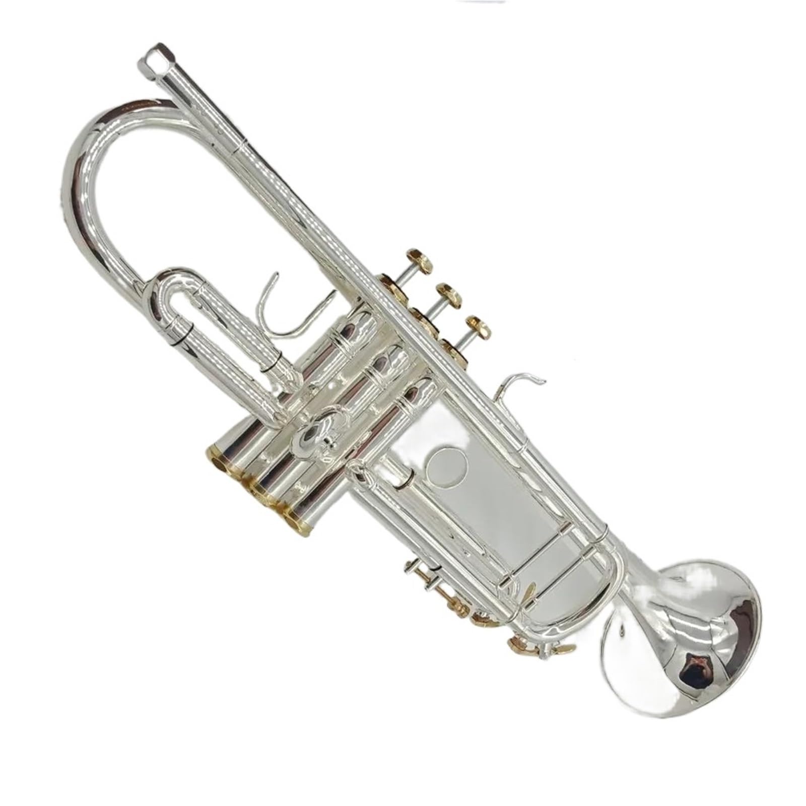 Zestaw instrumentów dętych blaszanych trąbka Bb Trąbka Posrebrzana Z Futerałem