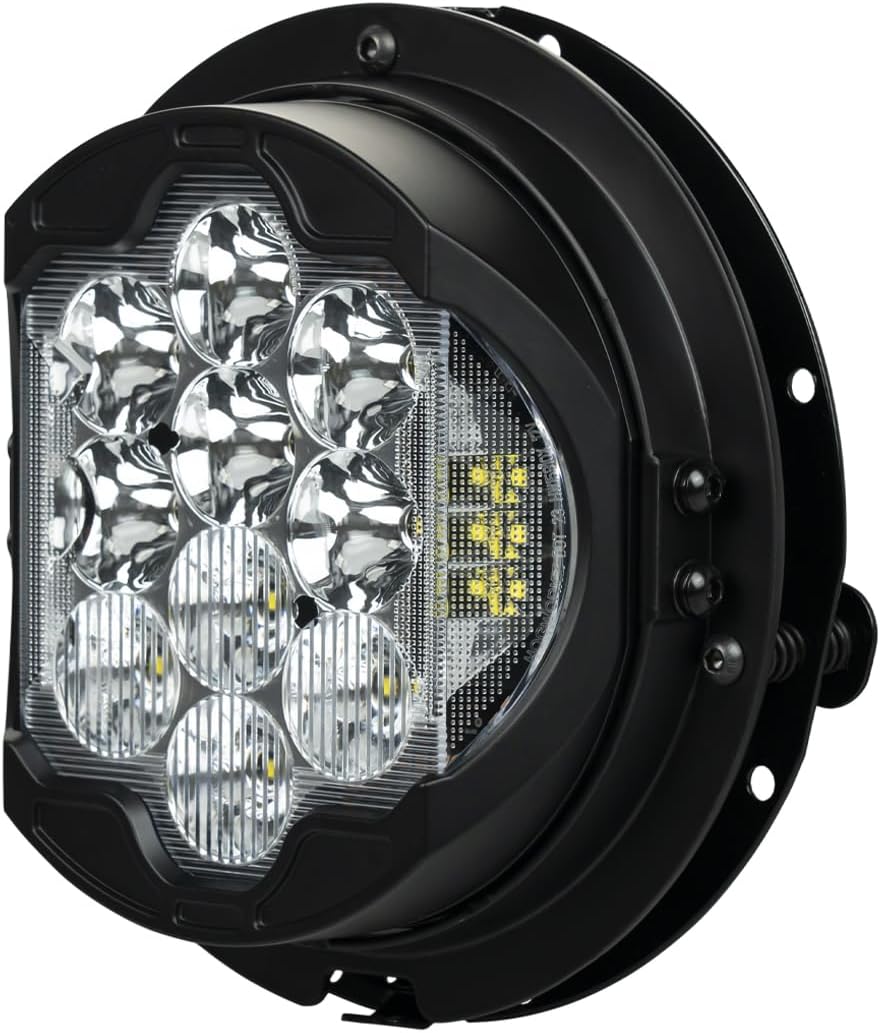 Hogworkz 7" LED Silvertooth™ Performance Headlight Compatible with Harley Touring
