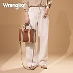 Wrangler Sacs à main pour femmes Sacs de rangement et pourpre pour femmes avec sangle réglable