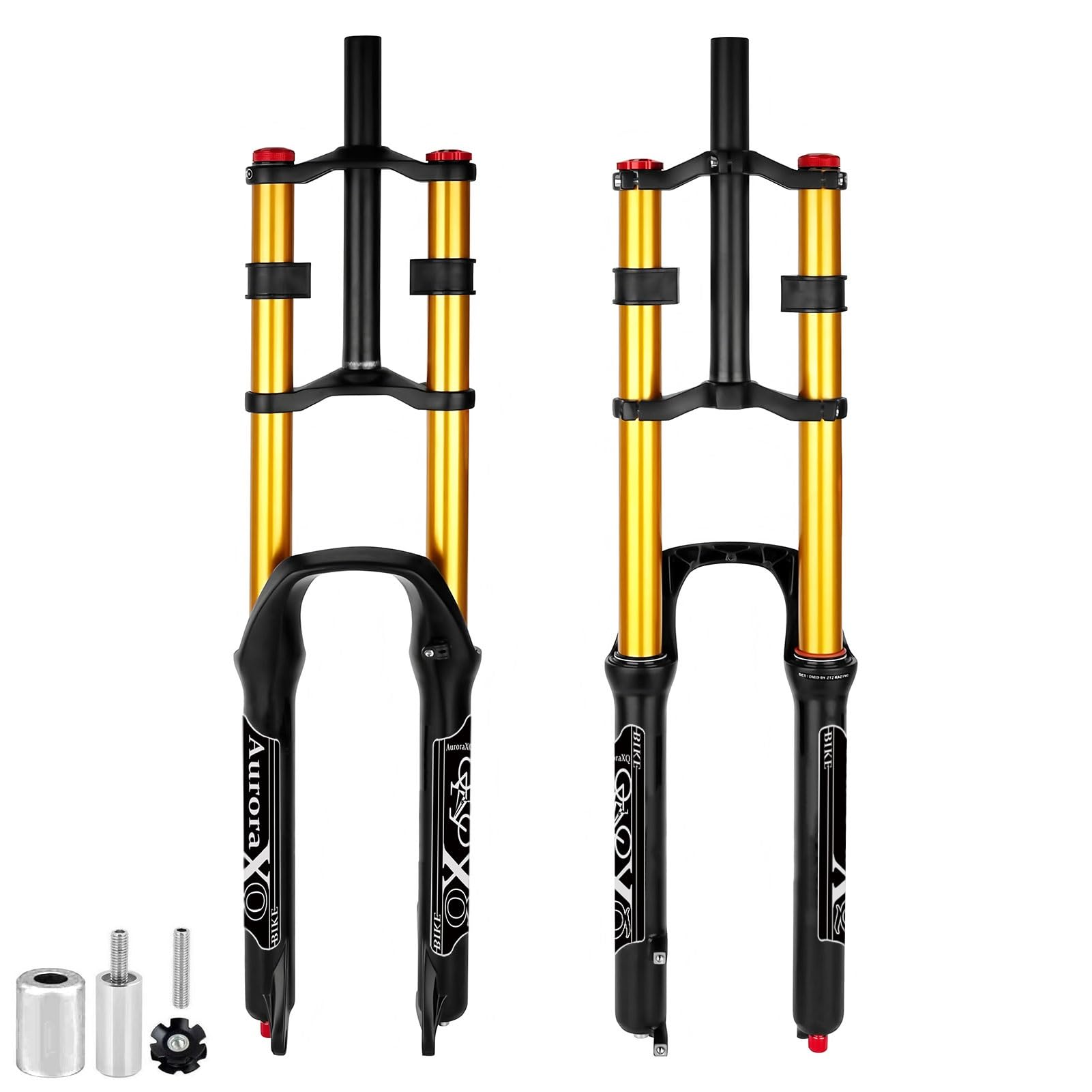 Amazon.co.jp: SXSaelciun 26 27.5 トラベル 160mm ダブルクラウン DH