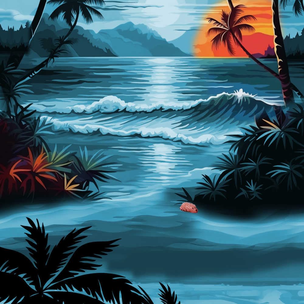 Hawaii Hemd Männer Baumwolle Größe S - 8XL Herren Hawaiihemd Kurzarm Strand Palmen