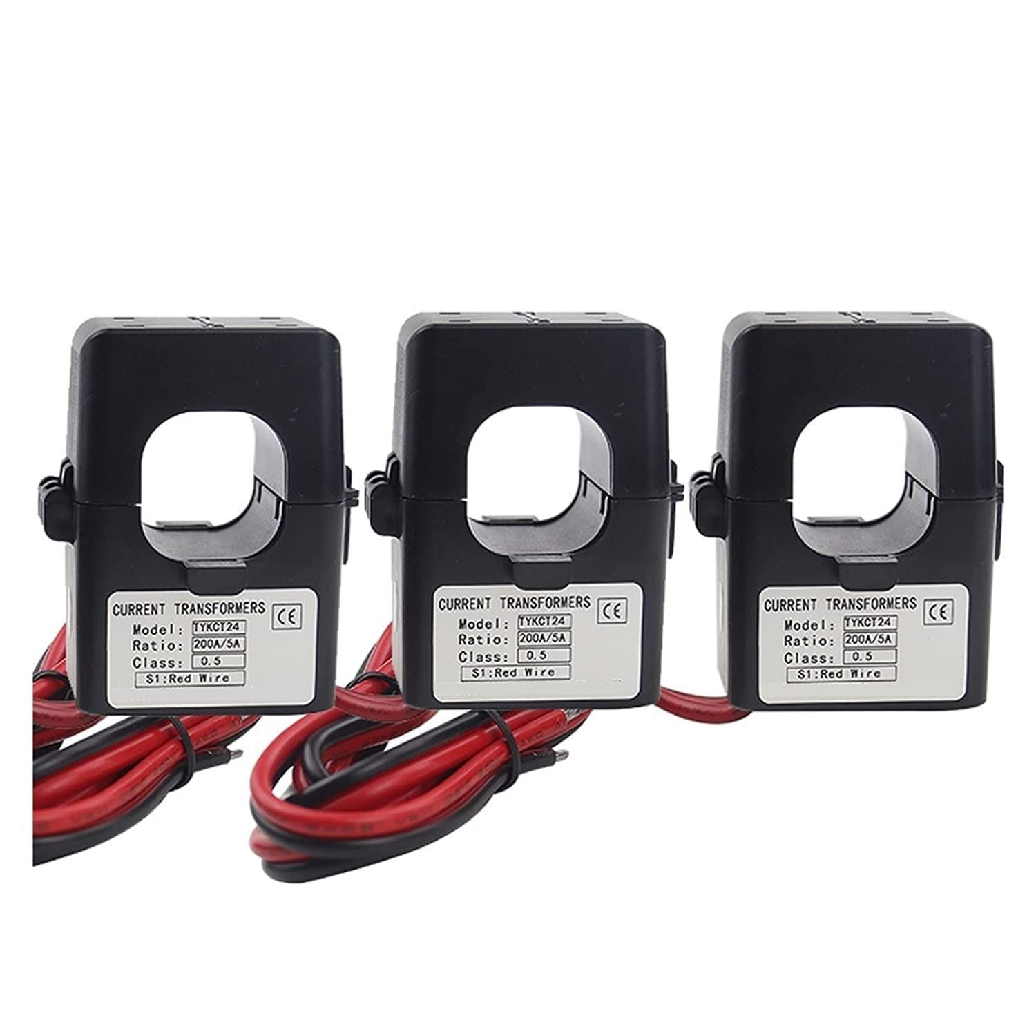 Current transformers,current meter, Current Transformer 3PCS Split Core ...