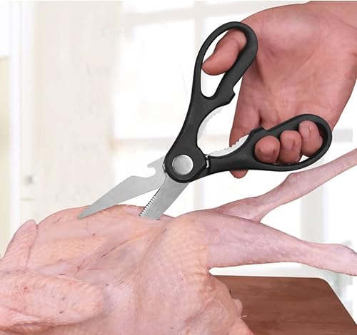 Miniatura 4 de Tijera de cocina Cizalla de cocina Cizalla de carne de acero inoxidable (2)