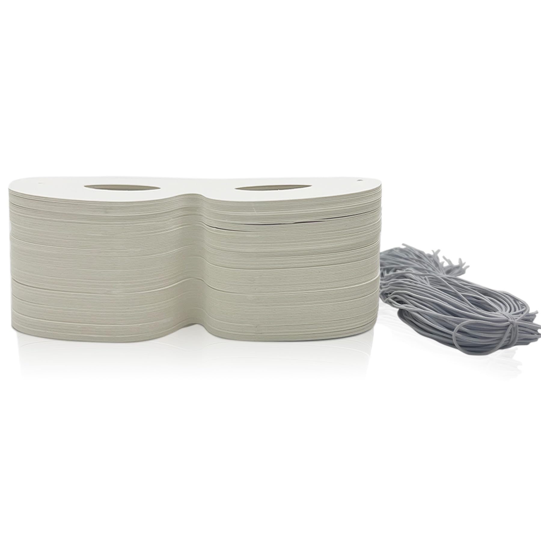 Lependor 108 Pack White Paper Eye Masks, Plain Masquerade Mask DIY Blank Masks Decorate for Costume Party, Halloween Party - 108 Packs