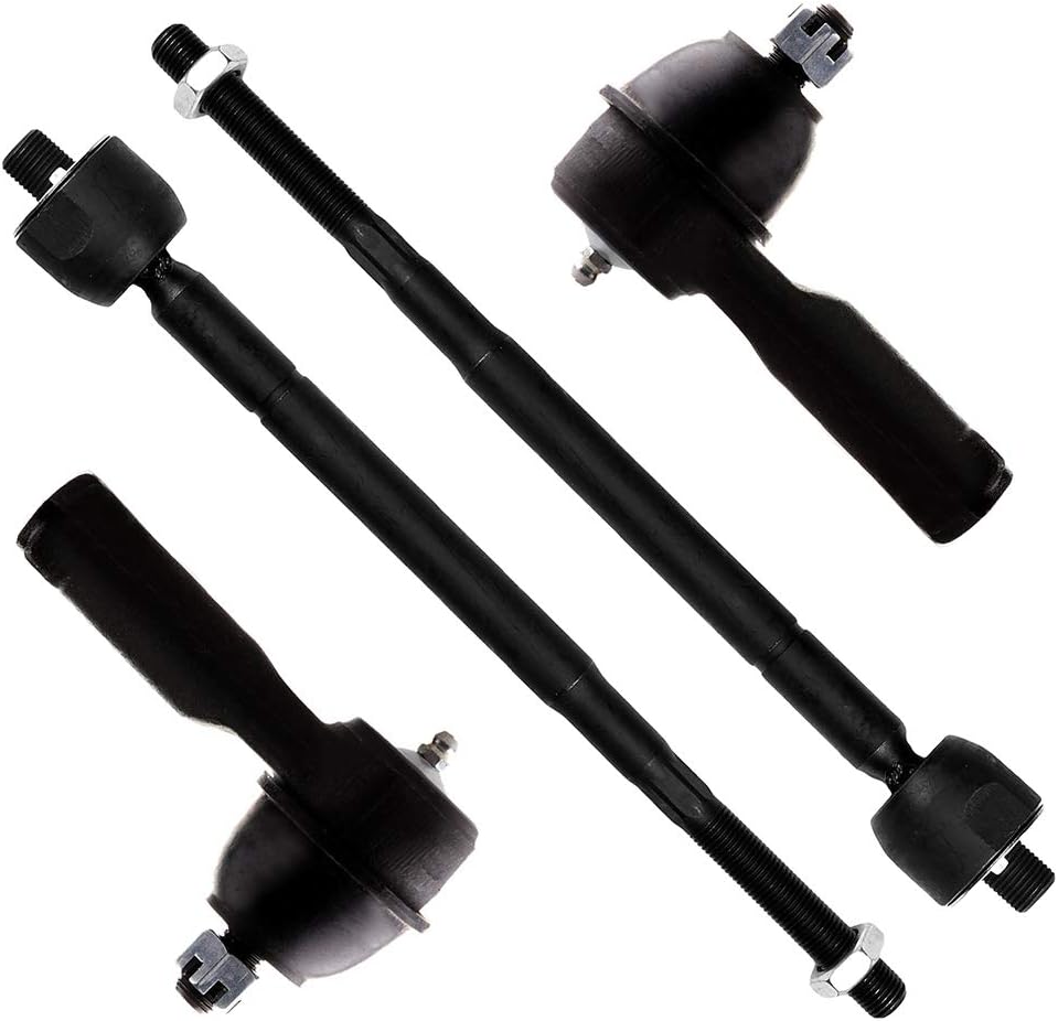 SCITOO 4pcs Front Suspension Kit Inner Tie Rod Ends Outer Tie Rod Ends Replacement 2002-2004 For Honda Odyssey