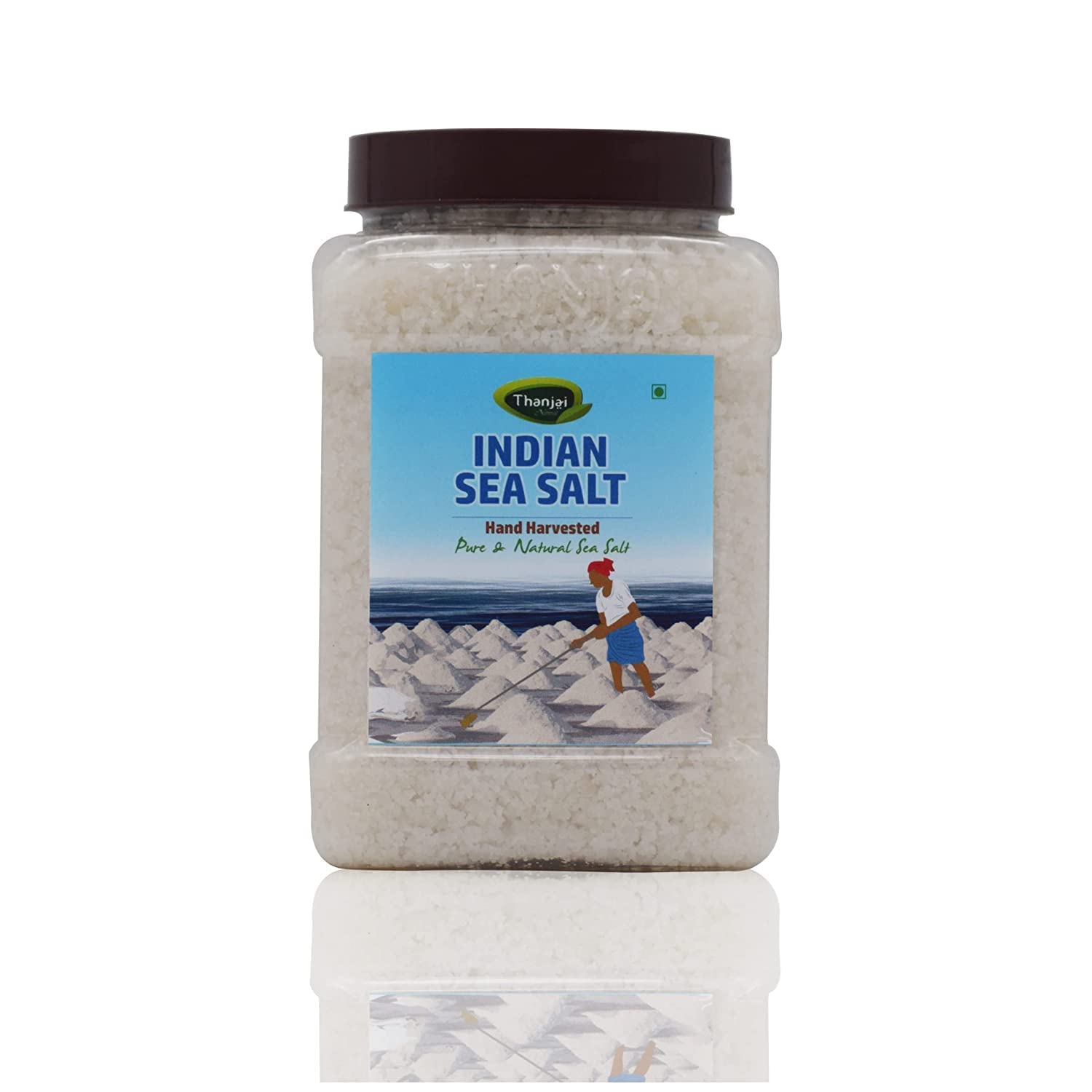 Thanjai Natural 1kg Indian Sea Salt, Aids Digestion, Flatulence, Rich