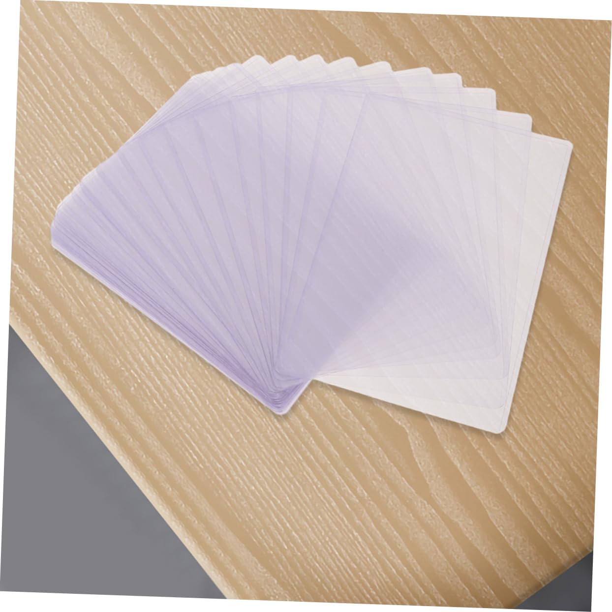 50pcs Hard Card Protector Sleeves Photo Holders for Postcards Easy to Insert Remove for Photos and Postcards Compact Storage