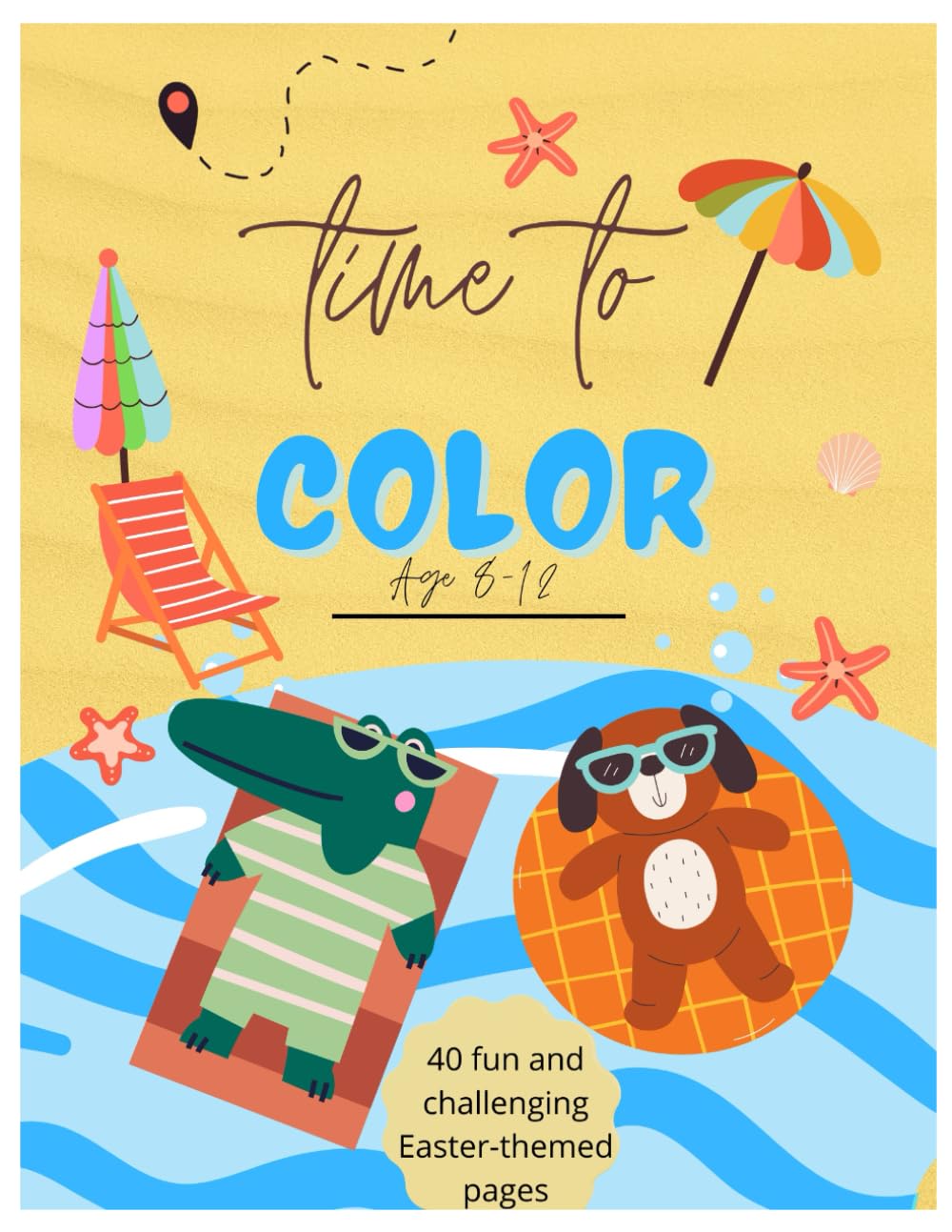 Time to Color: 40 detailed summer-themed coloring pages